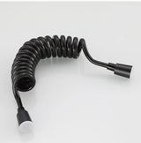 AquaJet Wandarmatur in Schwarz aus Messing