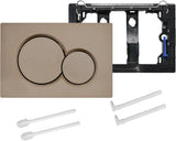 Toiletten-Druckknopf | Elegantes Design | Hochwertiger Kunststoff und Metall