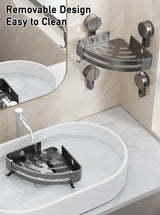 AquaGrip – Luxus Saugnapf-Badregal ohne Bohren