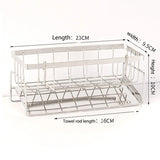 Schwammhalter aus Edelstahl – Freistehendes Küchenregal | Einstufig | Langlebig und rostbeständig