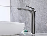 Luxus Waschtischarmatur Schwarz Roségold Weiß – Einhebelmischer | Warm- & Kaltwasser | Elegantes Bad Design