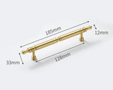Aurivon LuxeGrip Möbelgriff aus Vollmessing