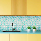 CrystalMosaic 3D Fliesenaufkleber