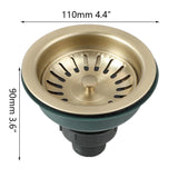 AquaGuard Edelstahl Spülbecken Sieb mit Geruchsfilter – Pop-Up Stopfen & Anti-Verstopfung Korb