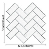 Herringbone Luxe – Selbstklebende Wandfliesen