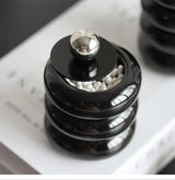 CeramiLux Kreatives Keramik Aufbewahrungsglas mit Deckel