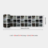 DecoMosaic Wasserdichte Mosaik Wandaufkleber