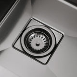 AquaGuard Edelstahl Spülbecken Sieb mit Geruchsfilter – Pop-Up Stopfen & Anti-Verstopfung Korb