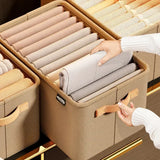 KleiderOrdnung Faltbarer Kleiderorganisator – Kleideraufbewahrung | Maximale Platzersparnis | Robuste Schrankorganisation