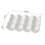 OvoLux Keramik Eierhalter – 6- & 12-Fach Eierablage für Küche & Kühlschrank