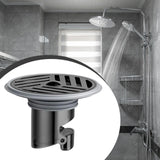 AquaShield Kompakter Bodenablauf – Edelstahl & Silikon Rückfluss-Schutz für Bad, Dusche & Küche