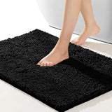 PlushPad Luxus-Badematte aus Chenille – Rutschfest und superweich – Für ultimativen Badezimmerkomfort