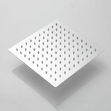 Quadratischer Regenduschkopf | Edelstahl | Hochdruck | Deckenmontage