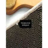 UrbanLetter INS Designmatte – Schwarze Bodenmatte für Schlafzimmer & Wohnzimmer