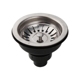 AquaGuard Edelstahl Spülbecken Sieb mit Geruchsfilter – Pop-Up Stopfen & Anti-Verstopfung Korb