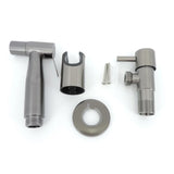 AquaJet Pro Hand-Bidetdusche in Schwarz-Grau-Silber