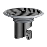 AquaShield Kompakter Bodenablauf – Edelstahl & Silikon Rückfluss-Schutz für Bad, Dusche & Küche