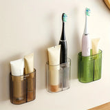 SmileKeeper Wandmontierter Zahnbürstenhalter