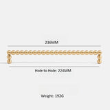 AuriKnob Kugel aus massivem Messing – Runde Luxus-Griffe für Schränke & Schubladen