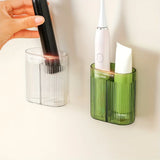 SmileKeeper Wandmontierter Zahnbürstenhalter