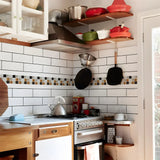 DecoMosaic Wasserdichte Mosaik Wandaufkleber