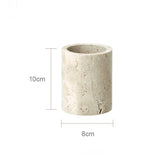 Travèra Beige Travertin Badezimmer-Set