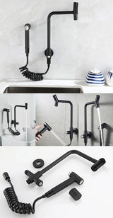 SteelFlow Küchenarmatur aus Edelstahl für den Innen- und Außenbereich