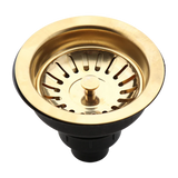 AquaGuard Edelstahl Spülbecken Sieb mit Geruchsfilter – Pop-Up Stopfen & Anti-Verstopfung Korb