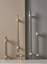 Moderner Messing-Acryl Möbelgriff