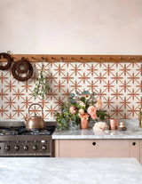 BohoTerracotta Selbstklebende Fliesenaufkleber