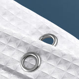 AquaWafel Luxus-Duschvorhang – Extra dickes Waffelmuster