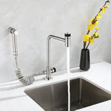 SteelFlow Küchenarmatur aus Edelstahl für den Innen- und Außenbereich