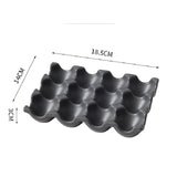 OvoLux Keramik Eierhalter – 6- & 12-Fach Eierablage für Küche & Kühlschrank