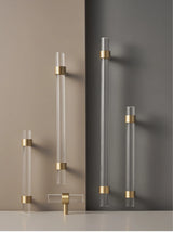 Moderner Messing-Acryl Möbelgriff