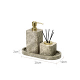ImperialMarble Kaiserlicht – Luxus Badset aus echtem Naturmarmor (7-teilig)