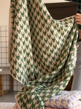 HoundLuxe Vintage Hahnentritt Baumwoll-Gesichtstuch
