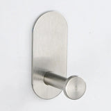 Selbstklebendes Badezimmer-Zubehörset aus Edelstahl – Ohne Bohren | Gebürstetes Finish | Metallmontage