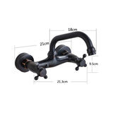 Ravion Orbis 360° Wandarmatur in Antik-Messing / ORB Schwarz