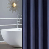 AquaWafel Luxus-Duschvorhang – Extra dickes Waffelmuster