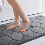 SoftStep Badematte Komfort – Memory-Schaum Teppich | Rutschfest & Saugstark | Weiches Badezimmer Erlebnis