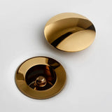LuxePop Pop-Up Abflussstöpsel – Edle Waschbecken-Abflusslösung in Schwarz, Gold & Roségold