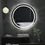 LUVODI Runder Smart LED Badezimmerspiegel