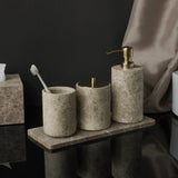 ImperialMarble Kaiserlicht – Luxus Badset aus echtem Naturmarmor (7-teilig)