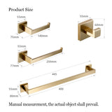 Badezimmer-Hardware-Set | Edelstahl – Gebürstetes Finish