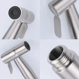 Toilettenbrause / Bidetarmatur – Edelstahl | Horizontaler Strahl