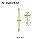 Verstellbare Duschstange Wandmontage – Brausestange Set | Edelstahl Handbrause | Wassersparend & Modern