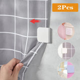 AquaFix Duschvorhang-Clips – 2er- und 6er-Set