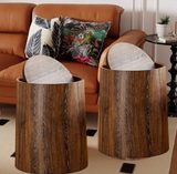 WoodStyle Swing Mülleimer mit Schwenkdeckel