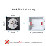 PowerLux Wandsteckdose Braun – Schuko Steckdose Aluminium | USB & Netzwerkanschluss | Moderne Unterputz Lösung