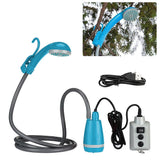 ReiseDusche Mobil – Wiederaufladbare Campingdusche mit 3.7-V-Pumpe | Tragbarer Duschkopf mit 1,5-m-Schlauch | Für Camping, Reisen & Haustierpflege